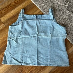 VINTAGE | Light Blue Denim Tank Top